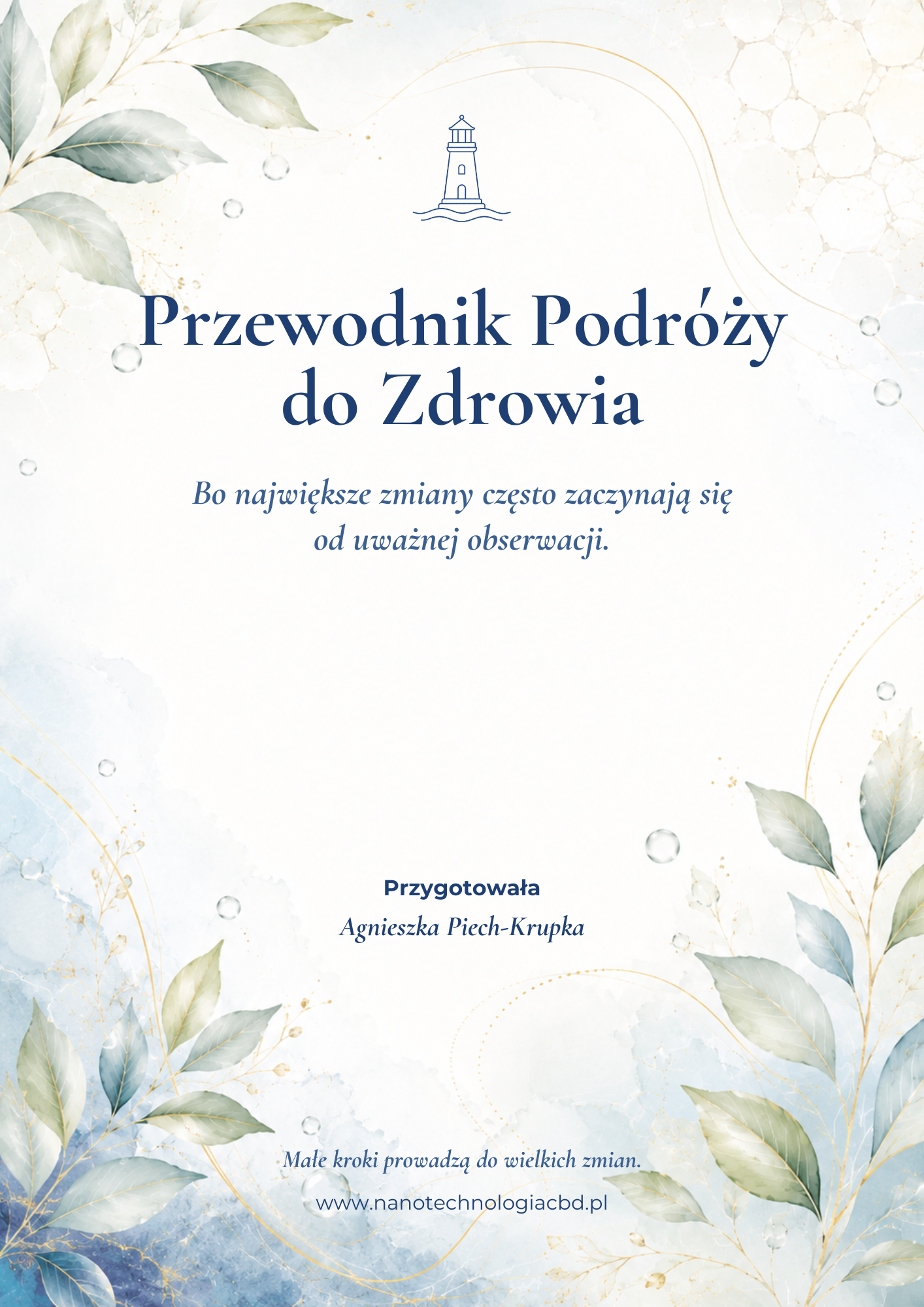 Strona tytułowa Przewodnika Podróży do Zdrowia